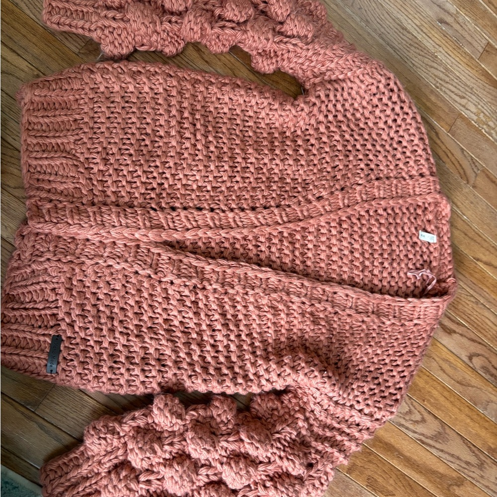 Chunky Knit Pink Sweater